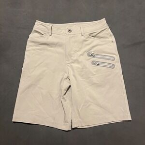 LULULEMON Commute Cadence Cargo Shorts Men's 32 Tan Beige Triple Active‎ Stretch